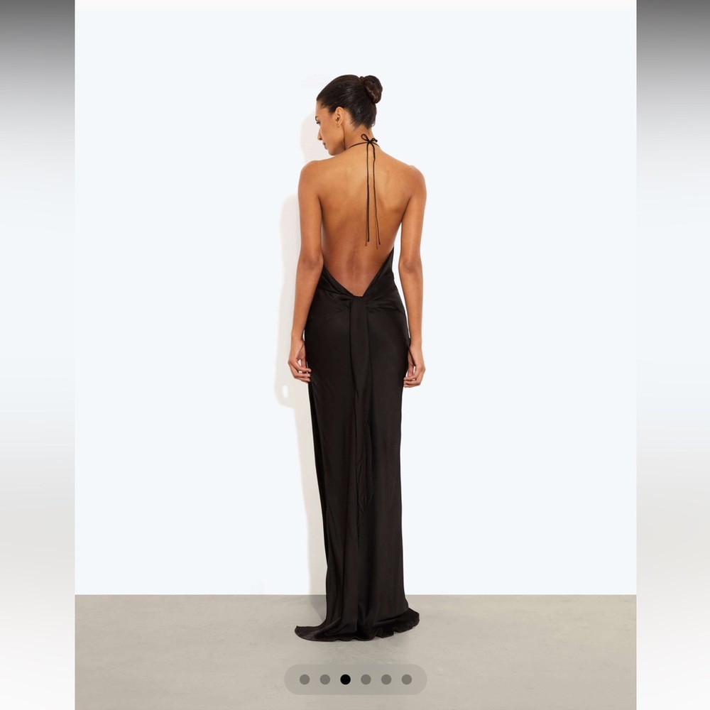 Rat & Boa Black Backless Maxi Dress sz S